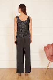 Yumi Black Sequin Vest - Image 3 of 4