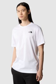 The North Face White Mens Redbox Short Sleeve T-Shirt - Image 1 of 3