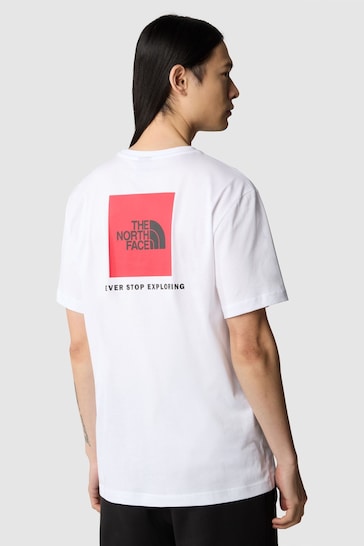 The North Face White Mens Redbox Short Sleeve T-Shirt