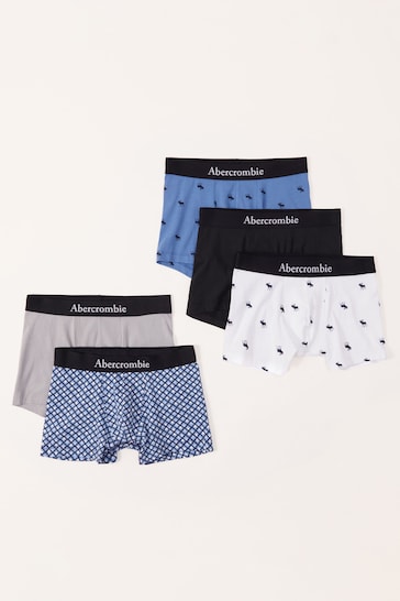 Abercrombie & Fitch Blue Boxers 5 Pack