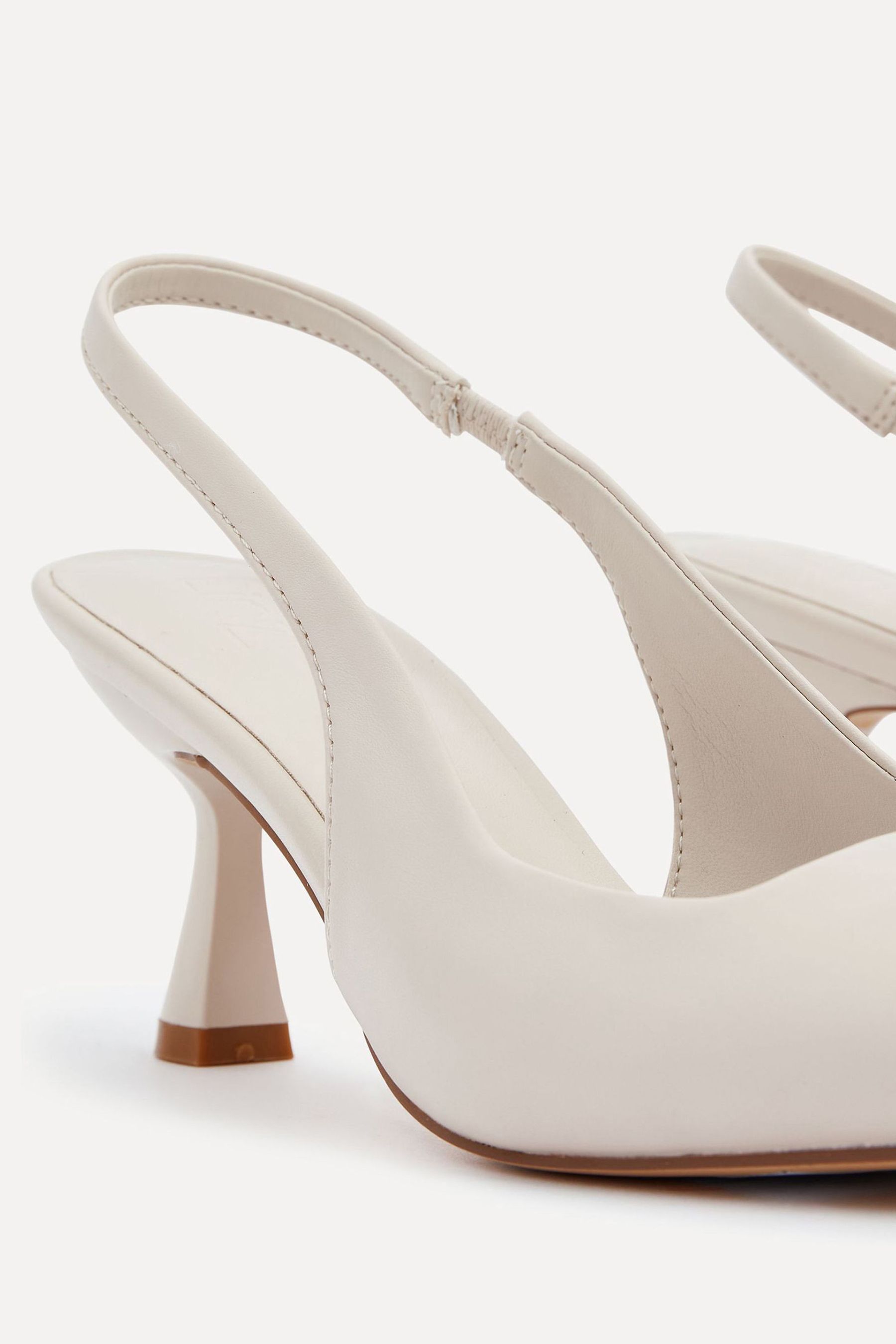 Linzi Cream Presley Stiletto Pointed Court Heels