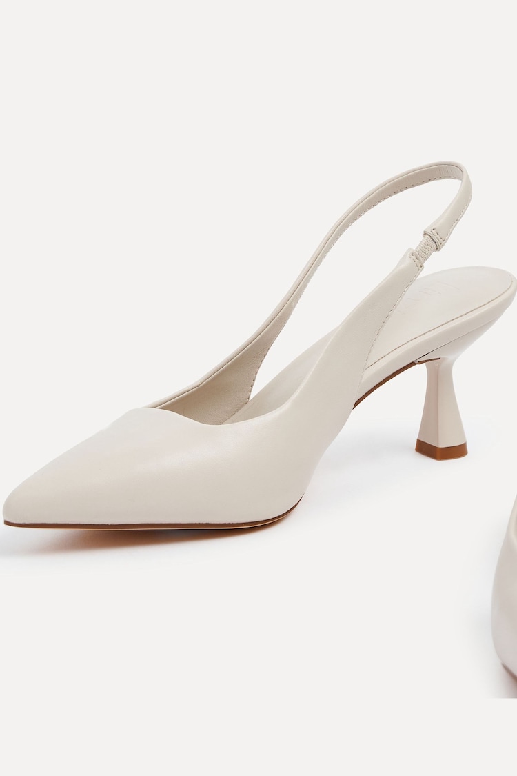 Linzi Cream Presley Stiletto Pointed Court Heels - Image 5 of 5