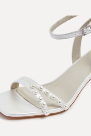 Linzi Natural Adelaide Ivory Pearl Embellished Block Heels - Image 6 of 6