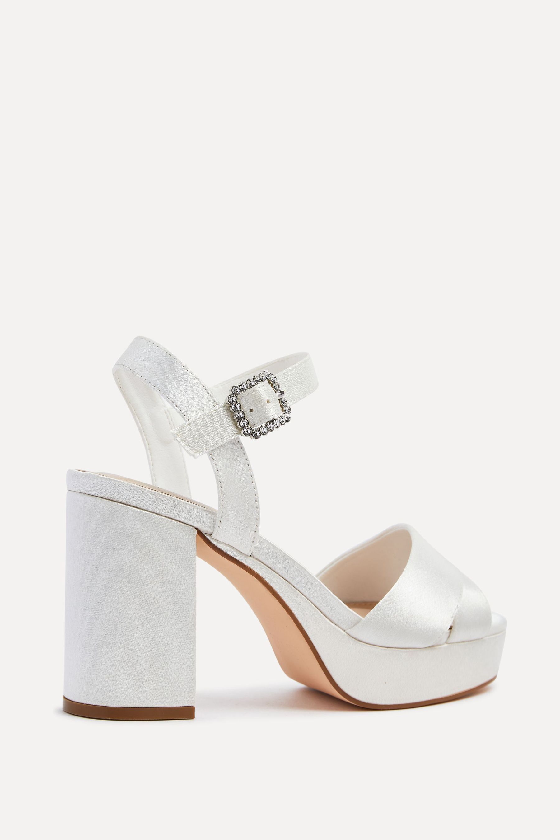 White cross over sandals outlet