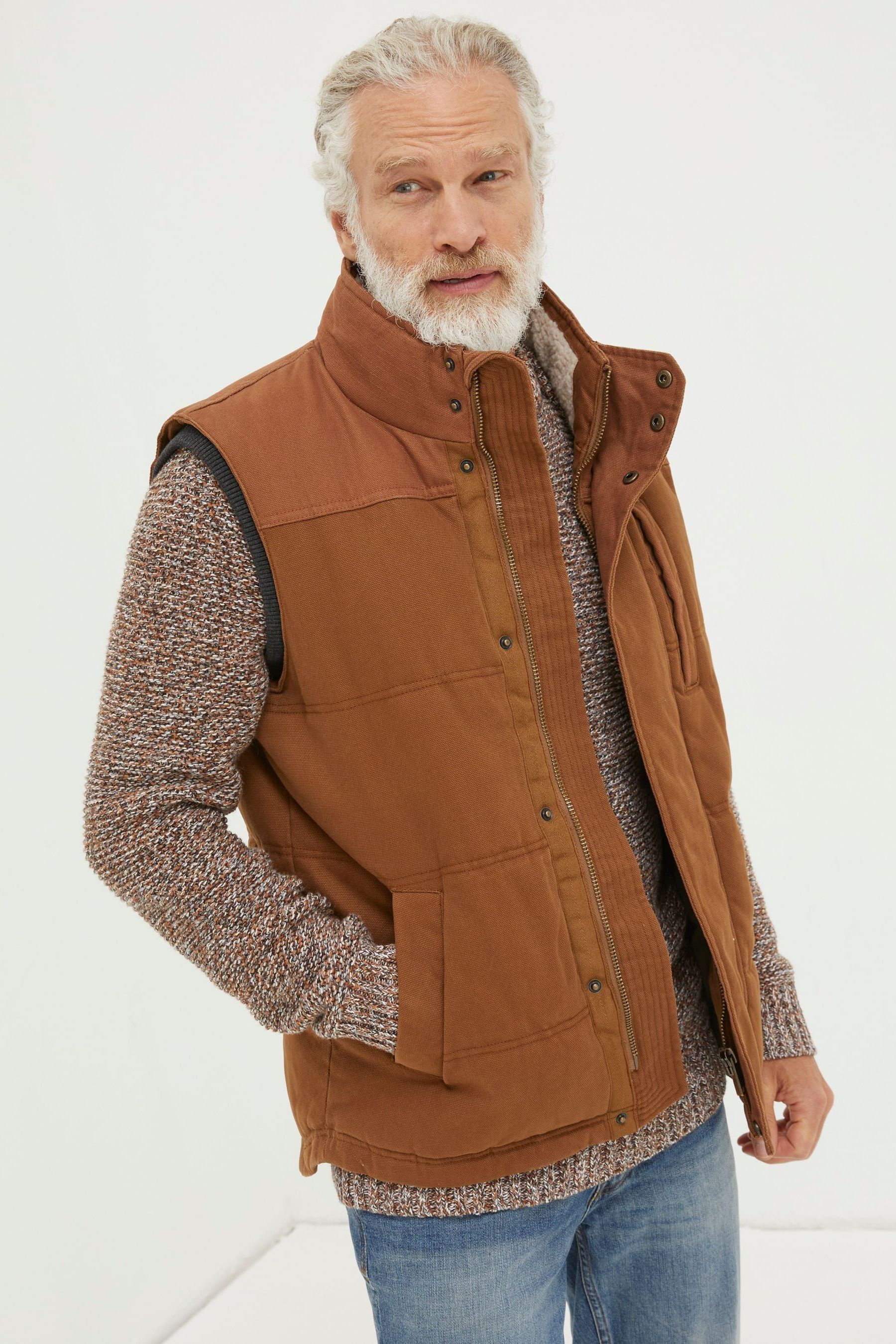 Acheter FatFace Canvas Gilet from Next Luxembourg