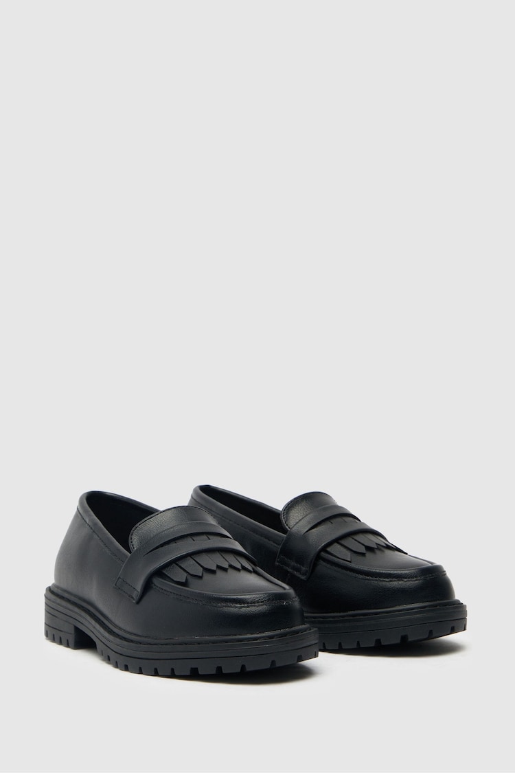 Schuh Laila Chunky Black Loafers - Image 2 of 4