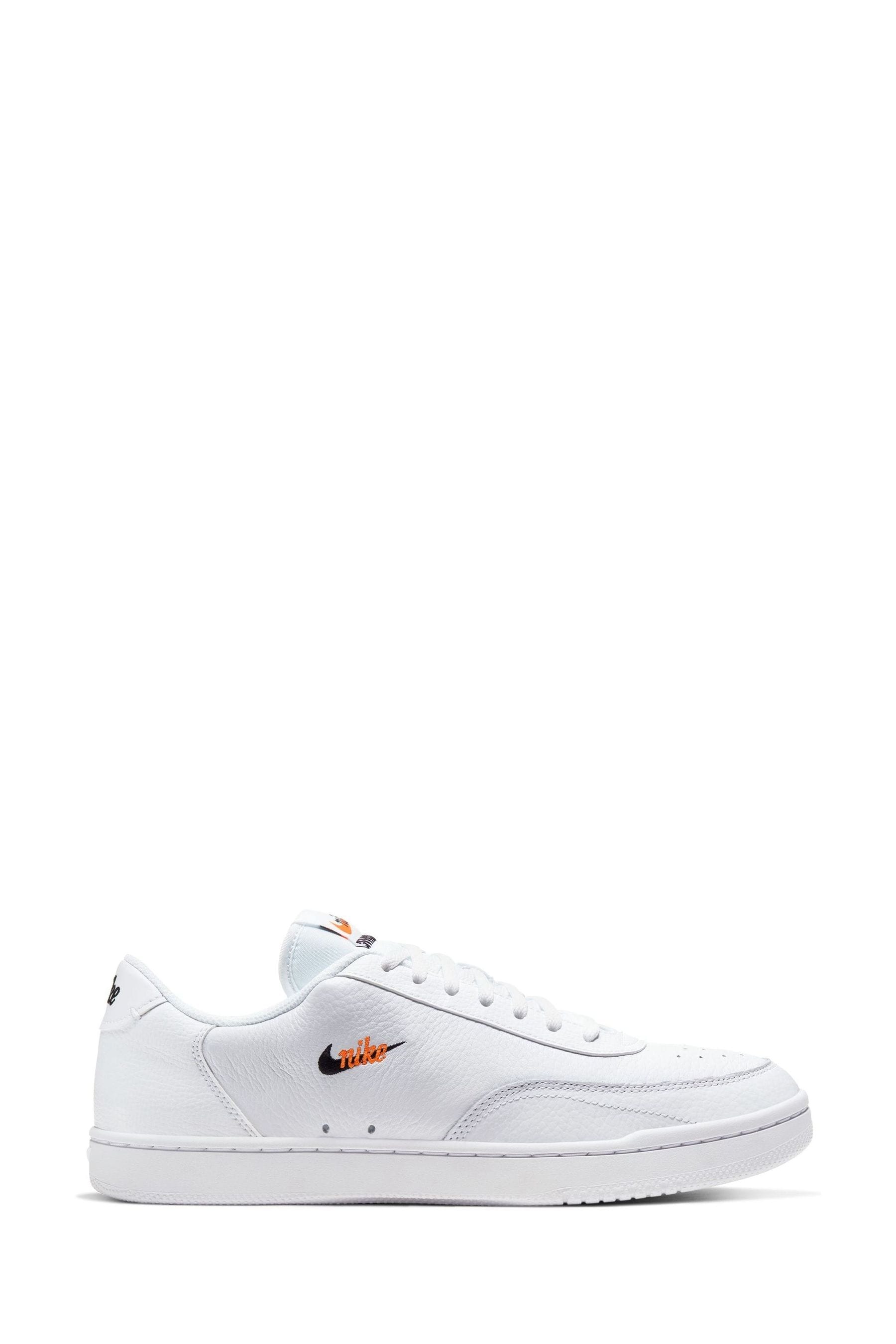 Nike White Black Court Vintage Premium Trainers