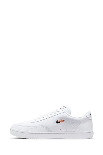 Nike White/Black Court Vintage Premium Trainers
