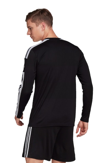 adidas Black Squadra Long Sleeve T-Shirt