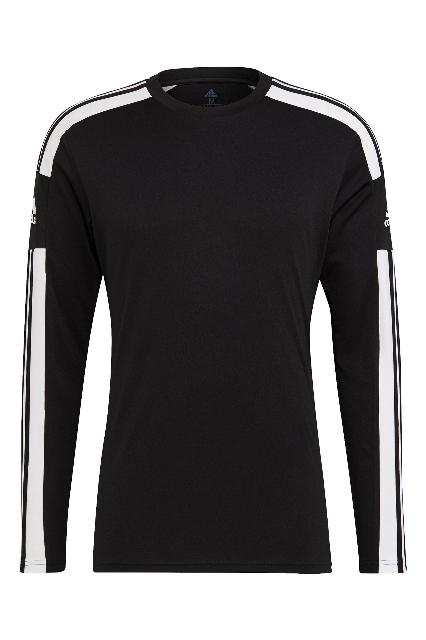 Black and white adidas long sleeve online