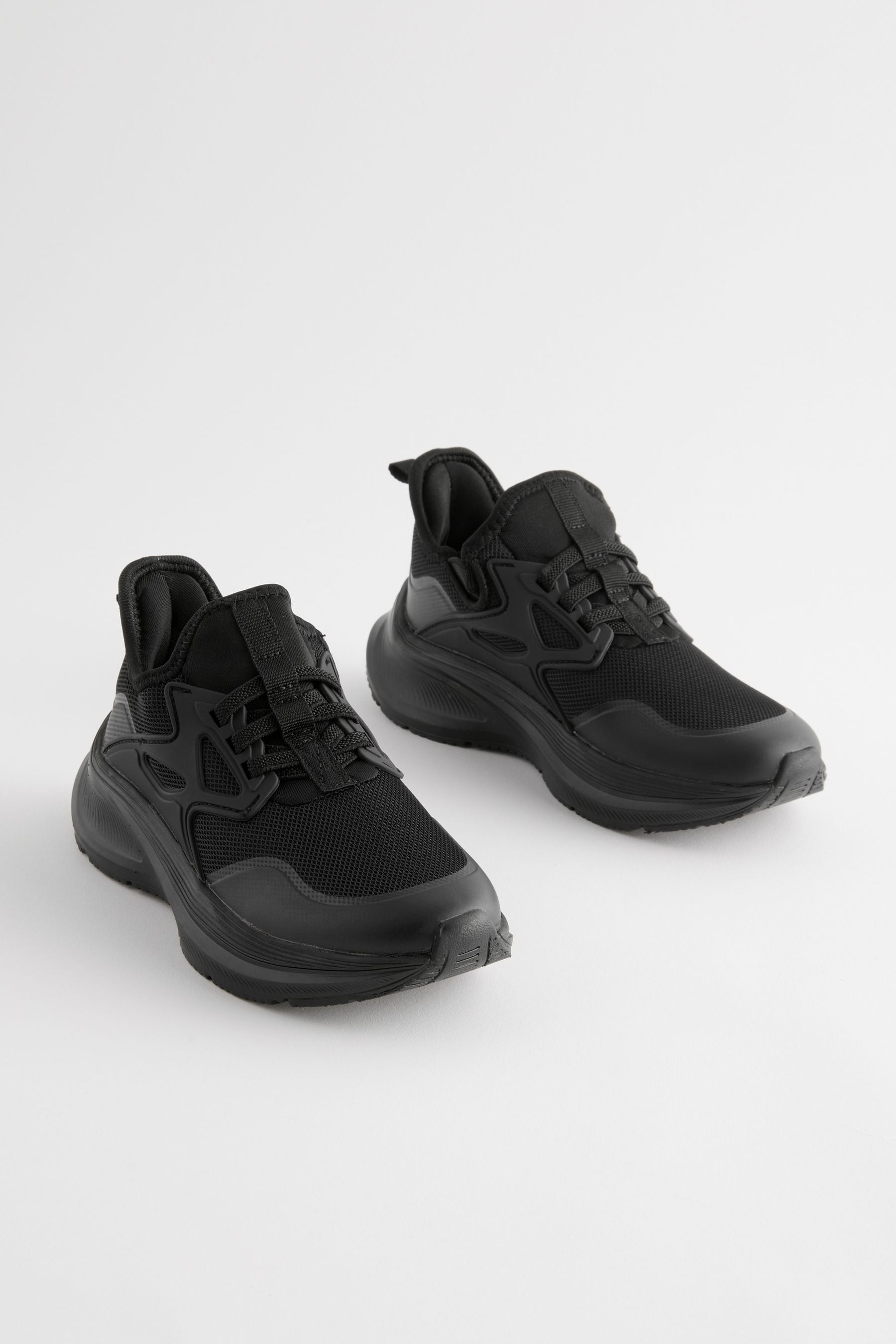 Next boys black trainers new arrivals