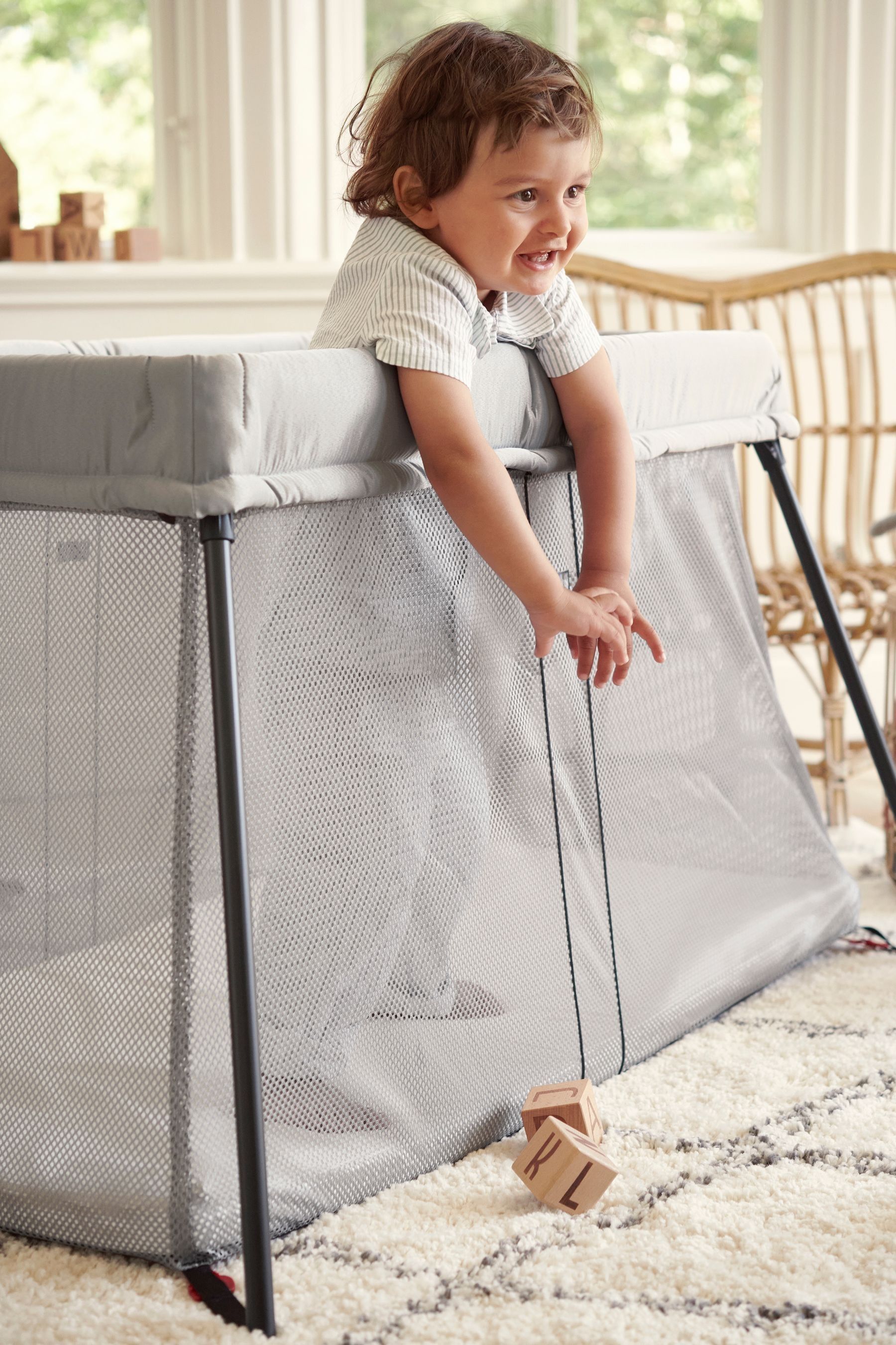 Buy BabyBjorn Grey Travel Cot from the Next UK online shop