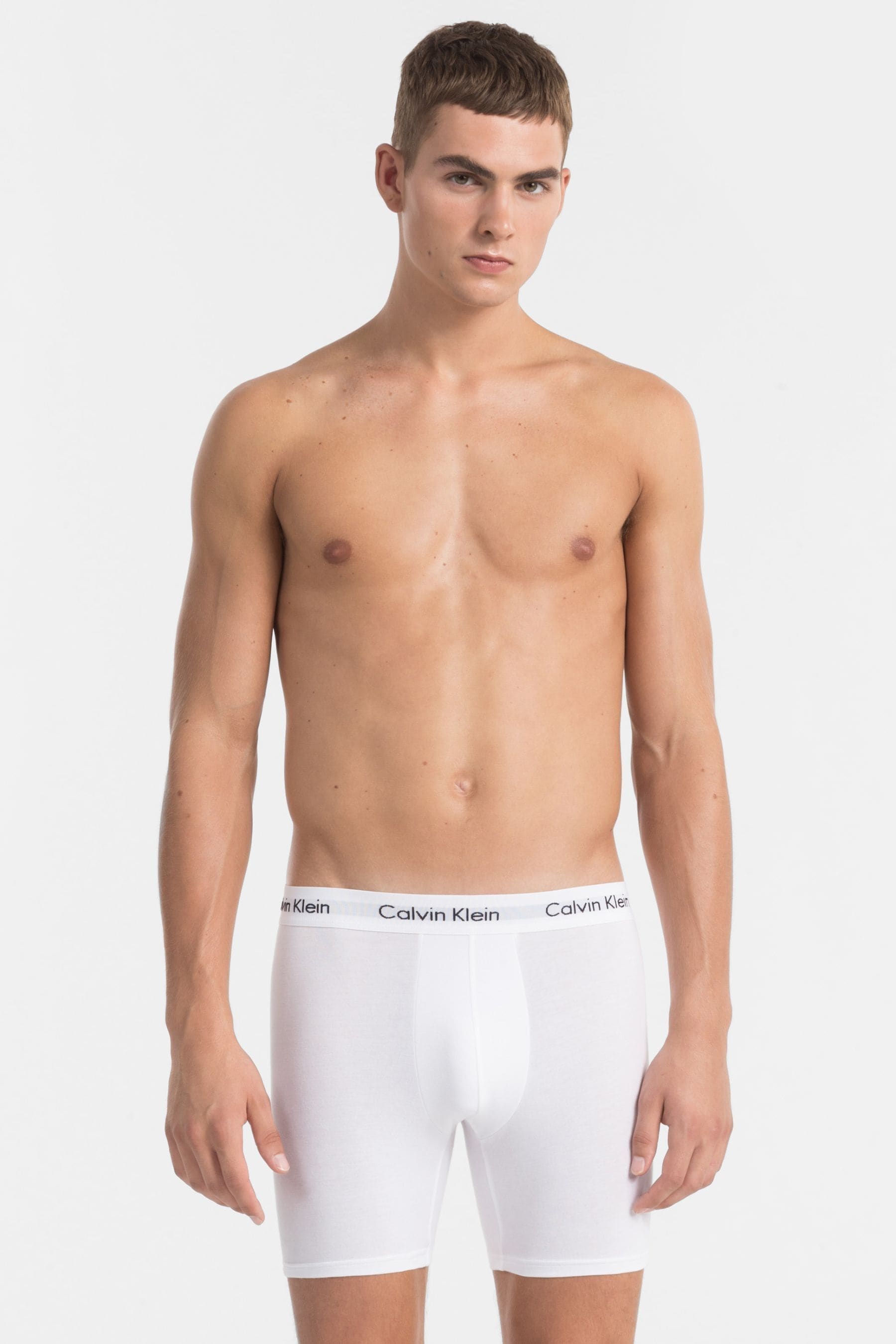 Calvin klein white boxer briefs best sale