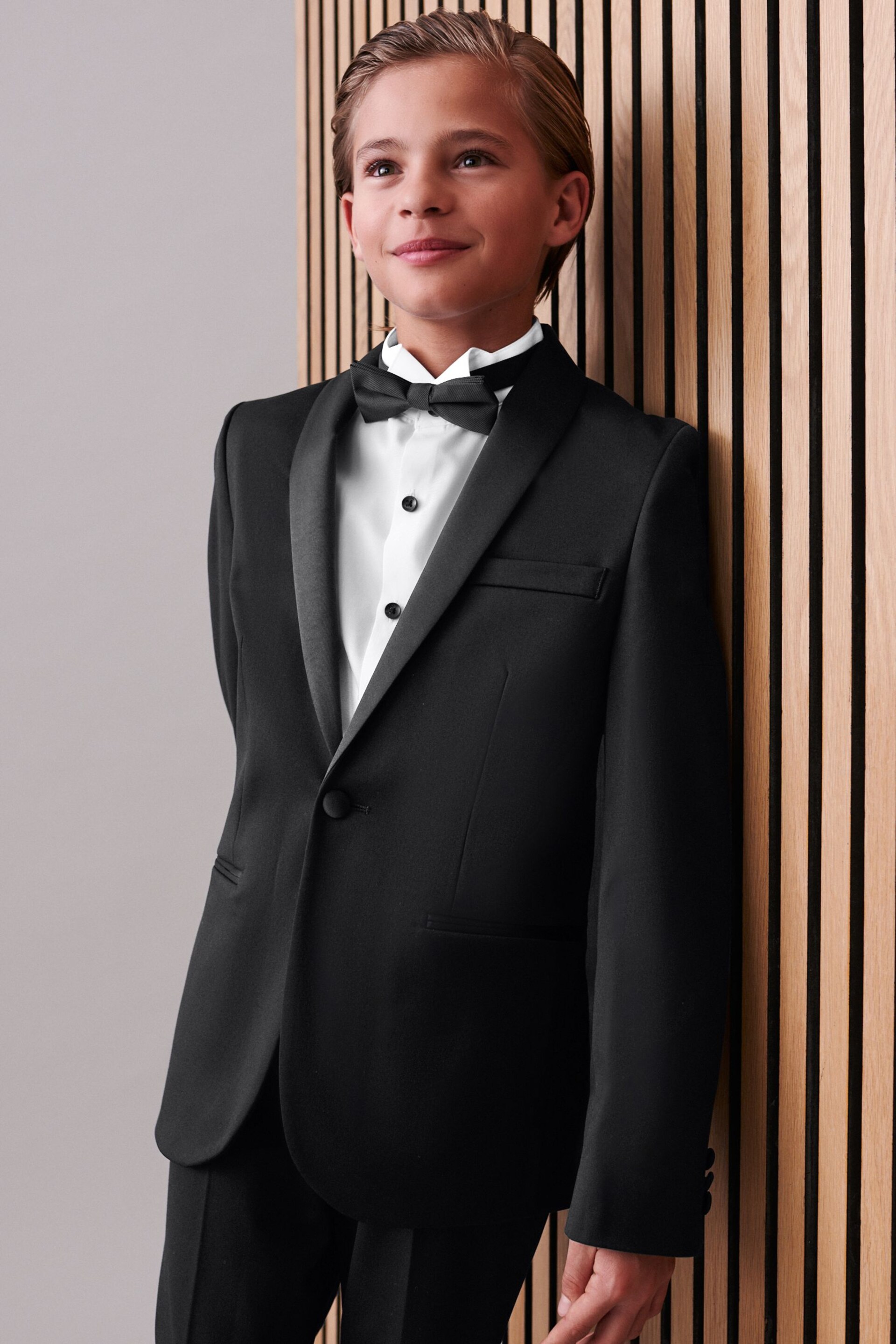 Black Jacket Tuxedo Suit Jacket (3-16yrs) - Image 1 of 8