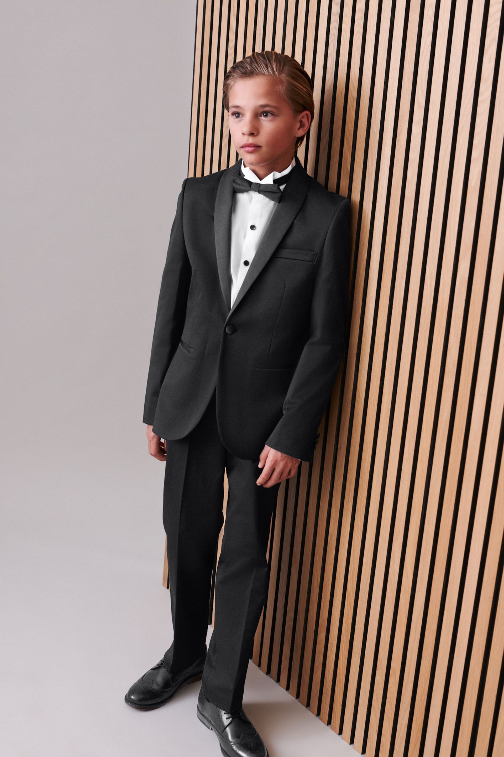 Black Jacket Tuxedo Suit Jacket (3-16yrs) - Image 2 of 8