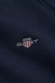 GANT Blue Shield Logo Sweatshirt - Image 6 of 6