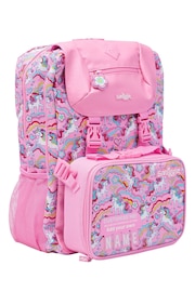 Smiggle Pink Wild Side Attach Foldover Backpack - Image 3 of 4