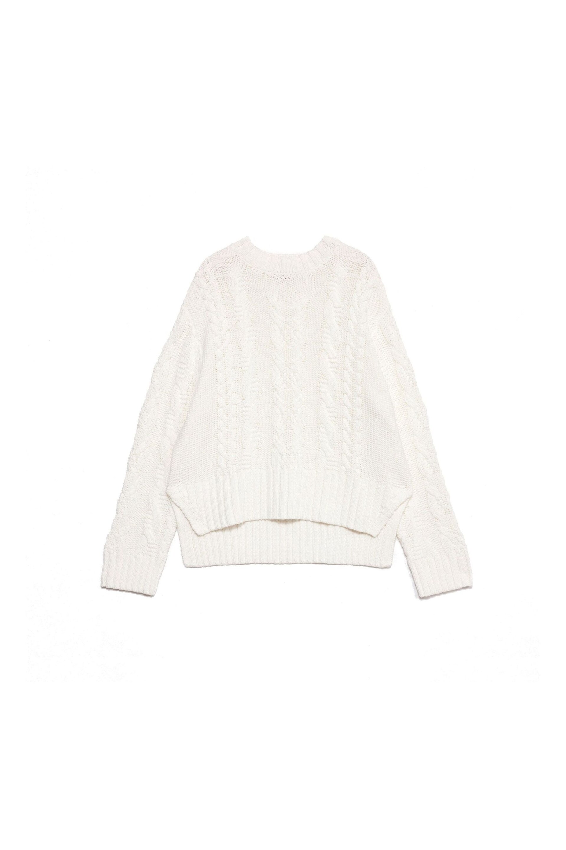 Albaray Cream Cotton Cable Jumper - Image 4 of 4