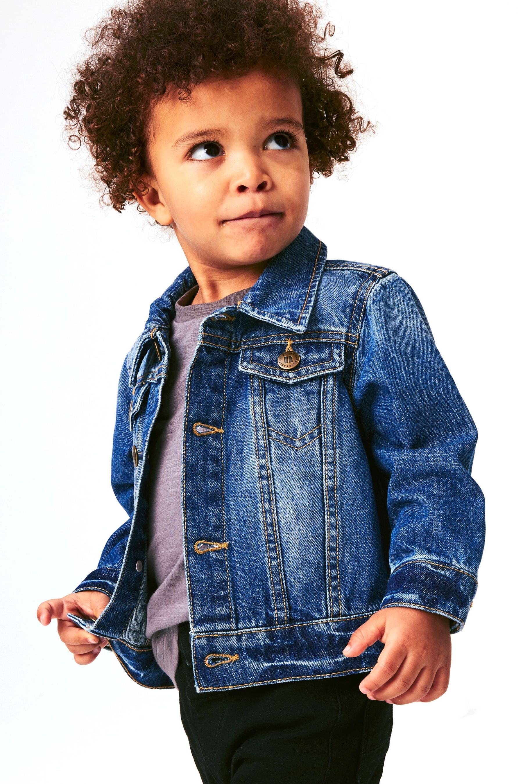Children's denim jacket next shop