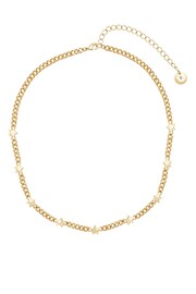 Caramel Jewellery London Gold Tone 'Starburst' Chunky Chain Necklace - Image 1 of 7