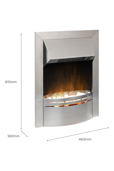 Buy Dimplex Silver Dakota Electric Optiflame insert Fireplace fire from the  Next UK online shop
