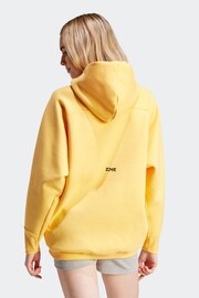 adidas Yellow Sportswear Z.N.E. Overhead Hoodie - Image 2 of 7