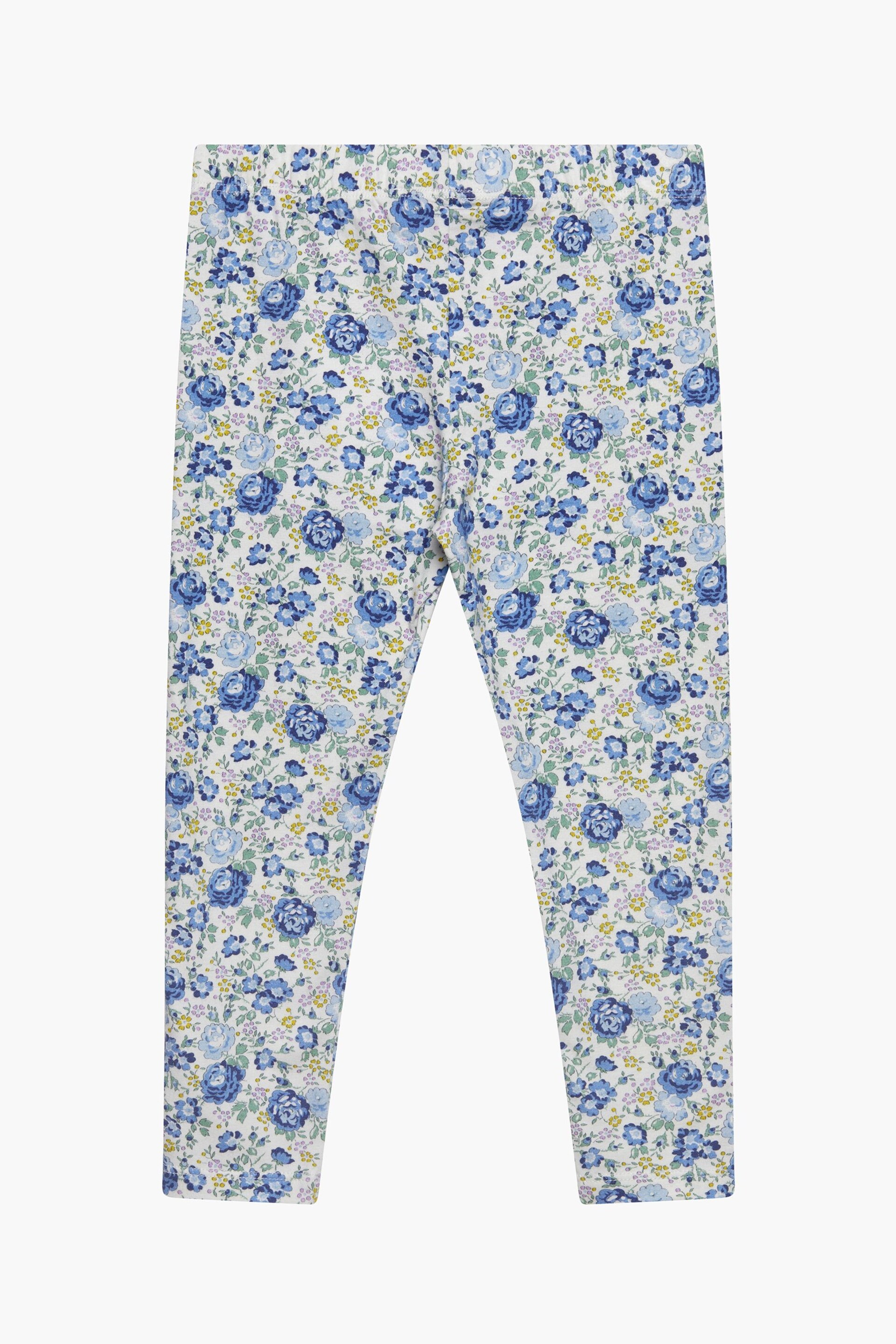 Trotters London Liberty Print Blue Felicite Leggings - Image 2 of 3