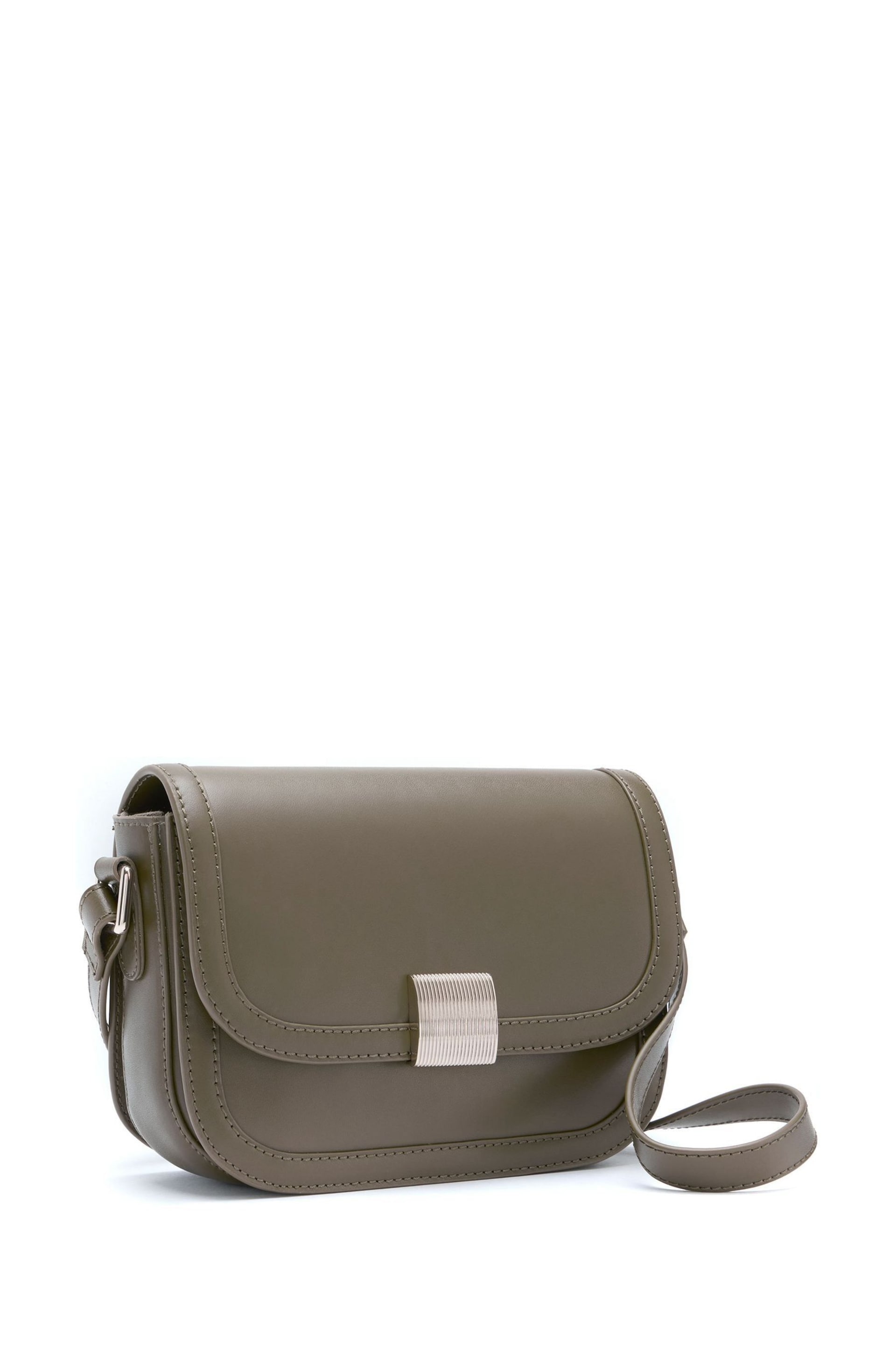 Mint Velvet Green Leather Crossbody Bag - Image 2 of 2