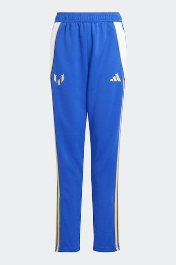adidas Blue/White Pitch 2 Street Messi Tracksuit Bottoms
