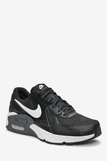 Nike Black/White Air Max Excee Trainers