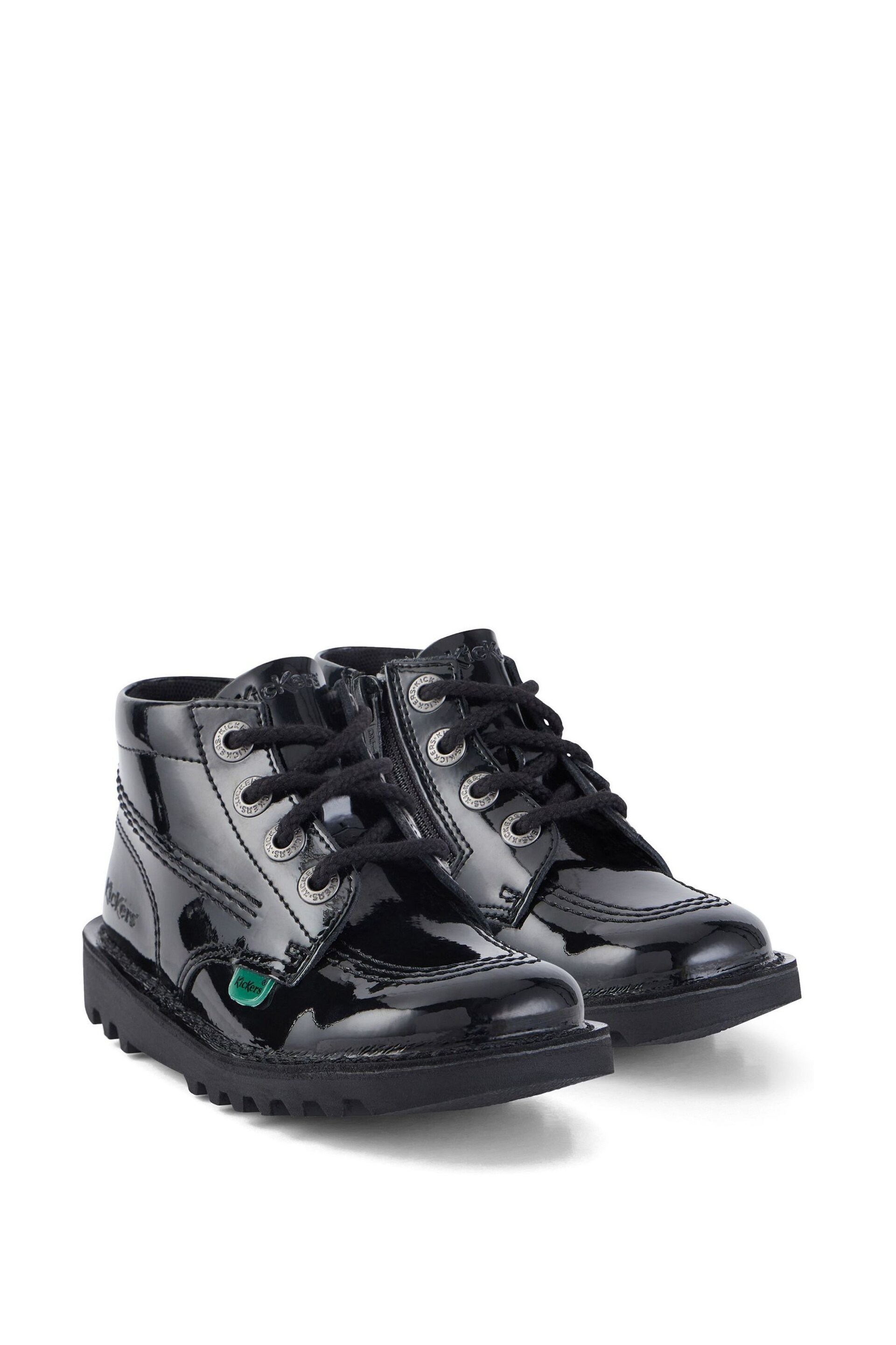 Kickers Kick Hi Zip Leather Boots - Image 2 of 6