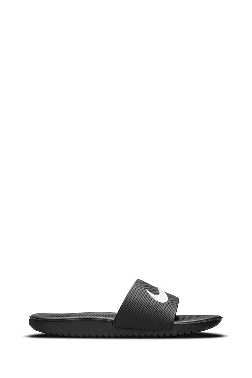 Nike Black Kawa Junior/Youth Sliders - Image 3 of 7