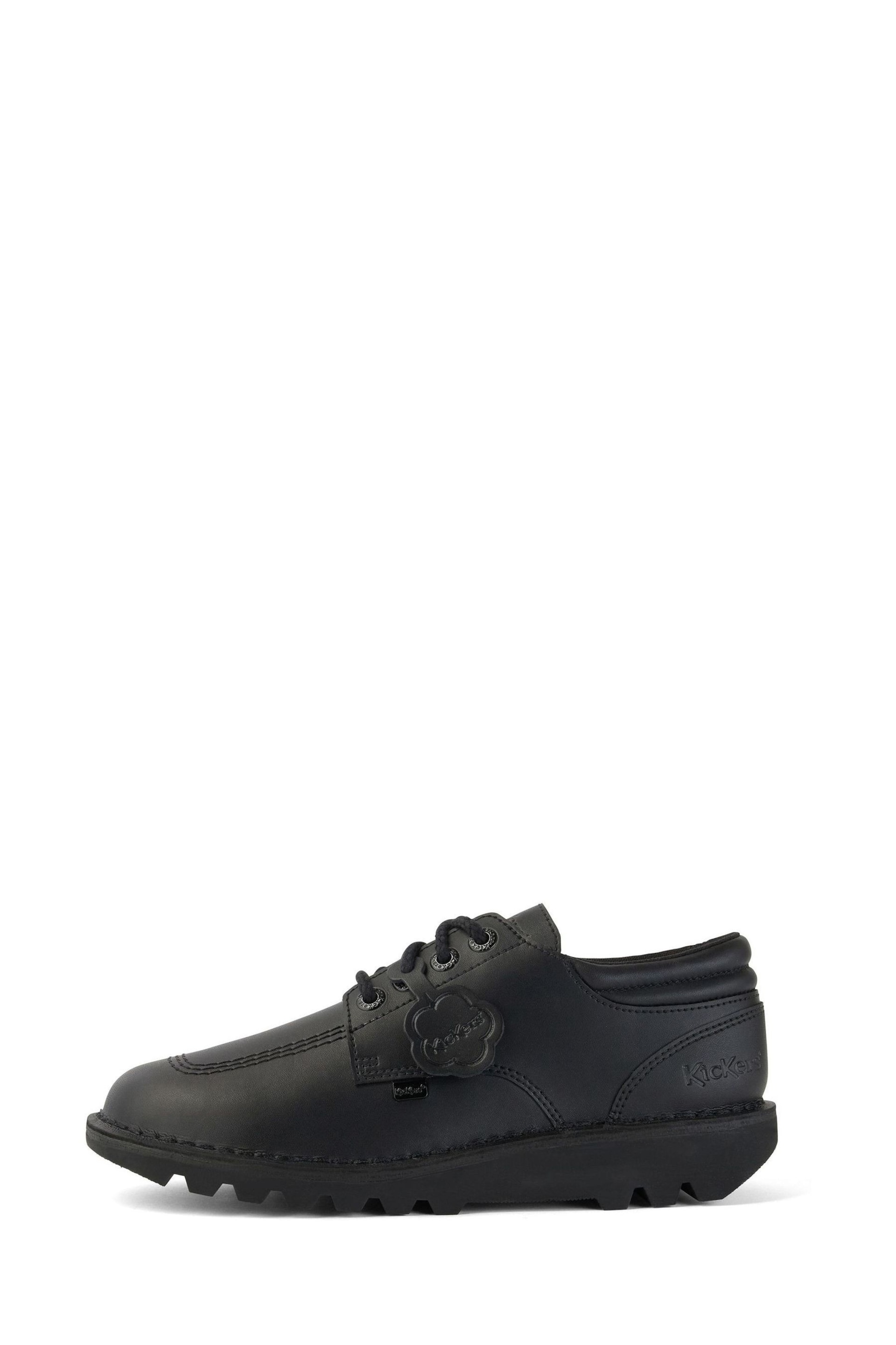 Kickers Kick Lo Padded Leather Shoes - Image 1 of 6