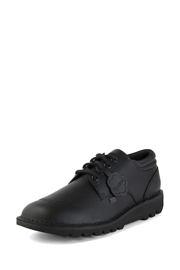 Kickers Kick Lo Padded Leather Shoes