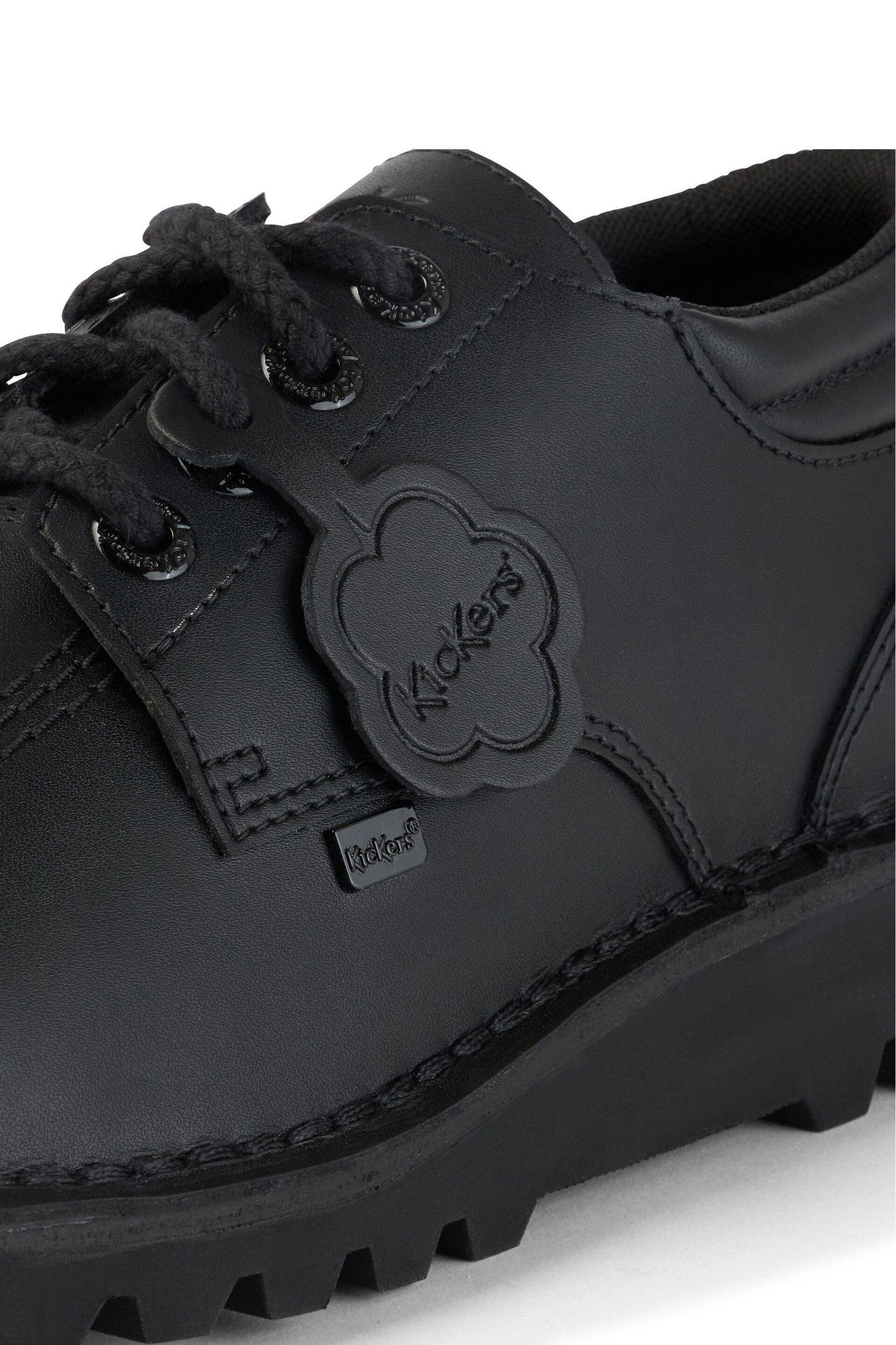 Kickers Kick Lo Padded Leather Shoes - Image 6 of 6