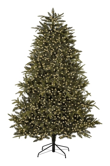Premier Decorations Ltd White TreeBrights 1500 LED Christmas Line Lights with Timer 37.5M