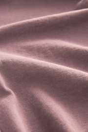 Mauve Purple Twist Short Sleeved T-Shirt Summer Dress - Image 6 of 6