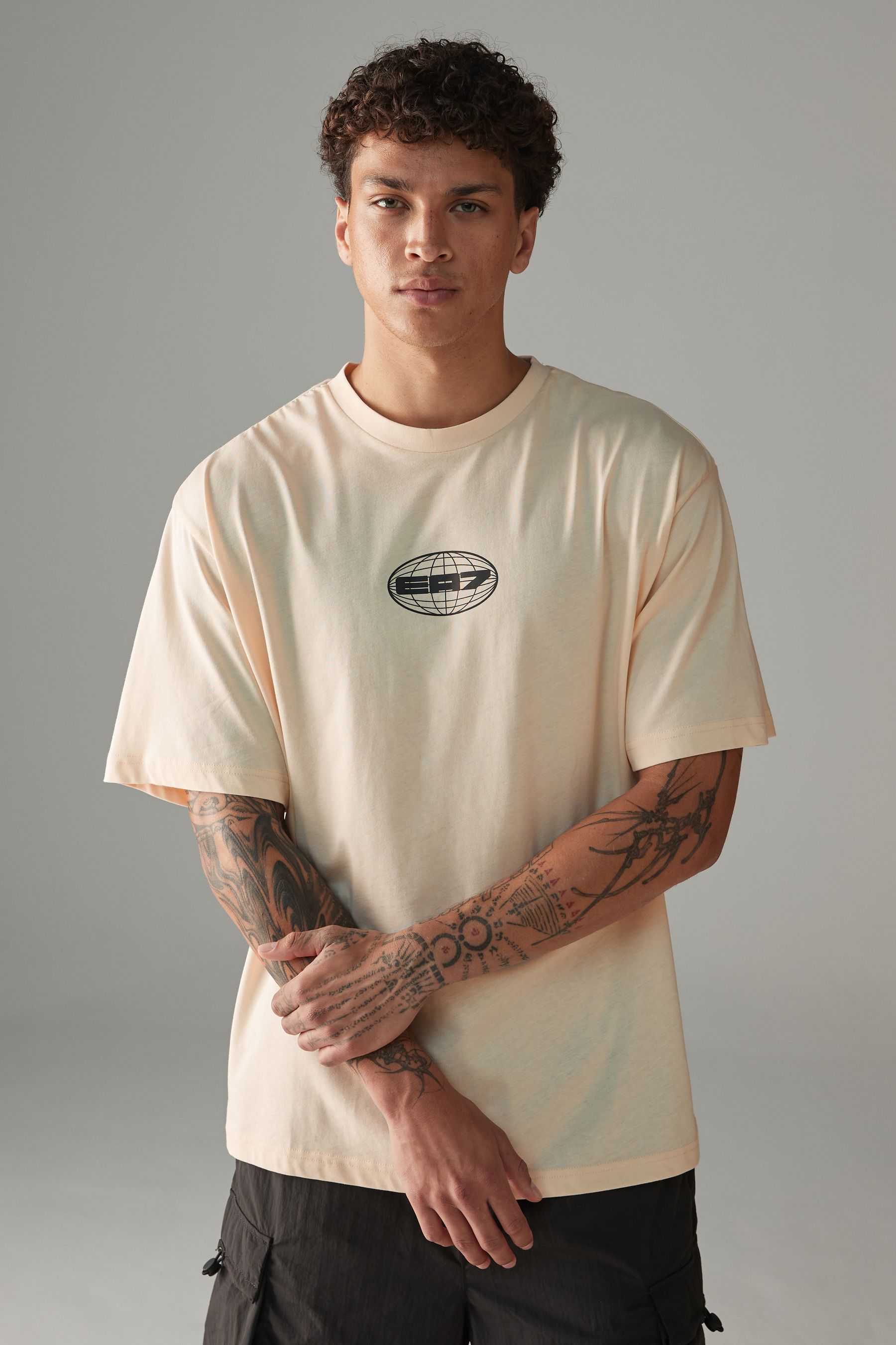 Buy Emporio Armani EA7 Graphic Series Globe Oversized T Shirt from Next Canada