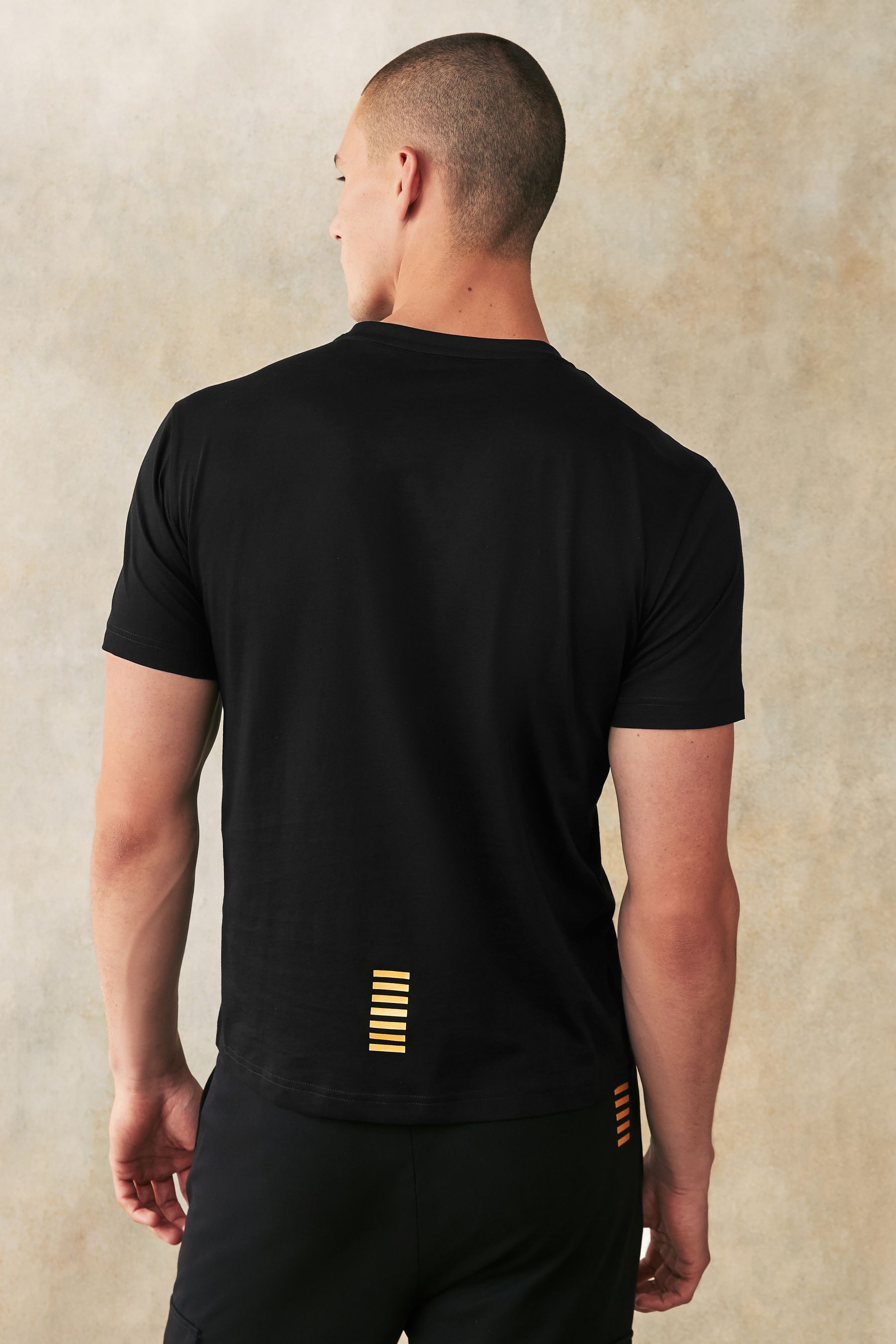 Emporio Armani EA7 Core ID Logo 100 Cotton T Shirt