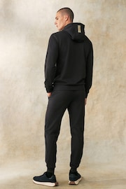 Emporio Armani EA7 Black/Gold Core ID Hoodie Tracksuit - Image 2 of 9