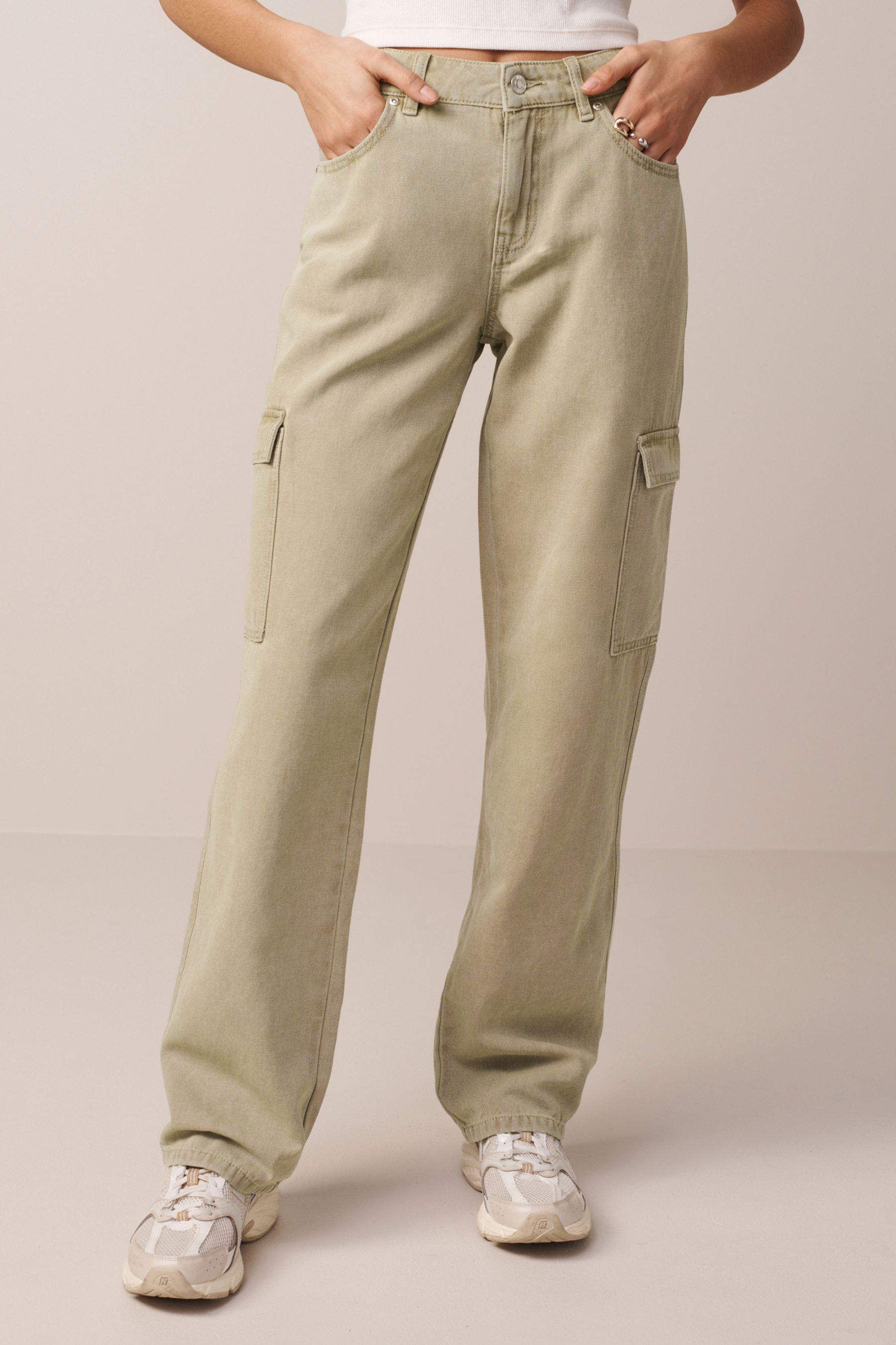 Women's straight leg khaki jeans new arrivals
