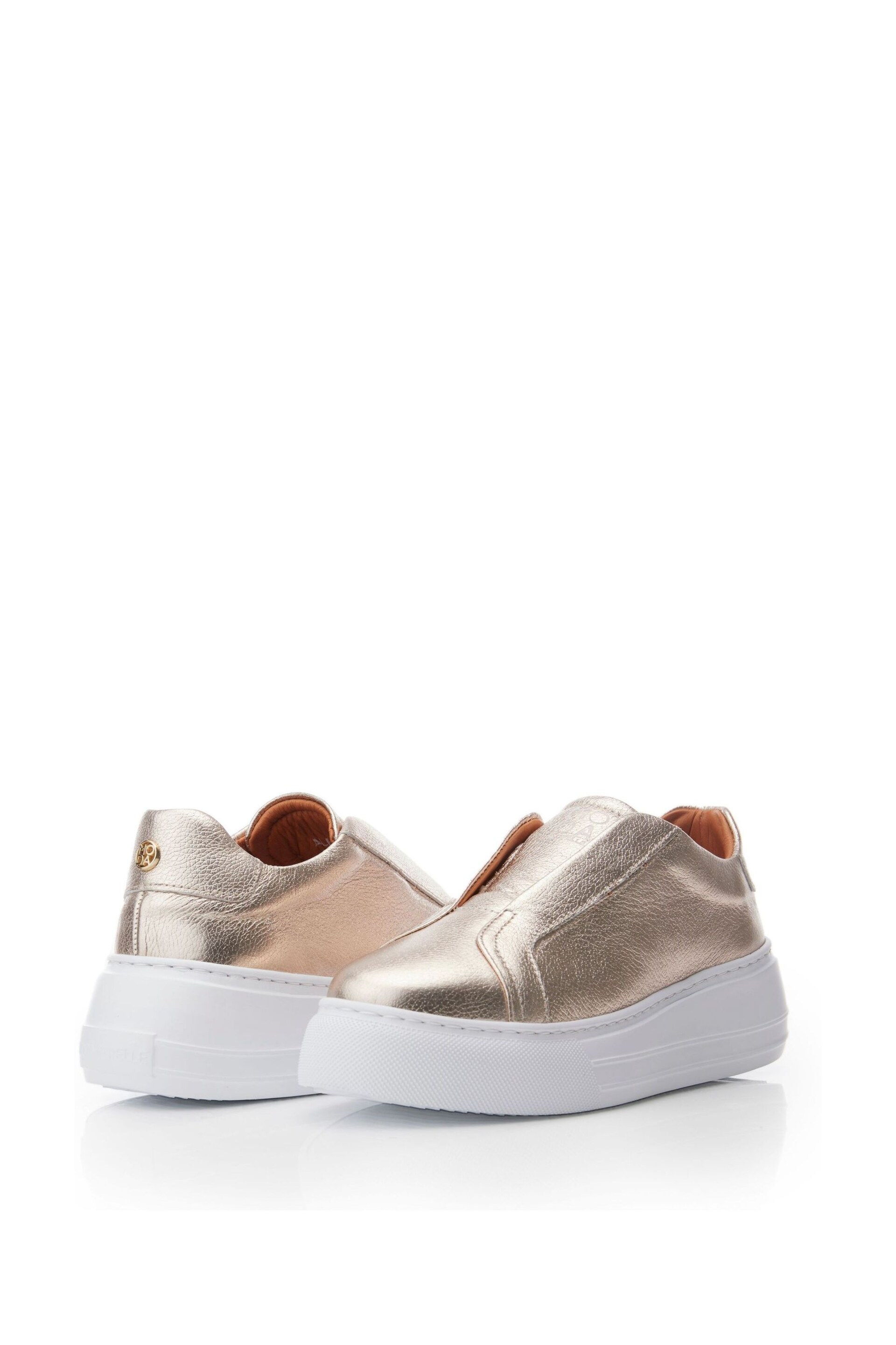 Moda In Pelle Alber Slip On Wedge Trainers - Image 2 of 3