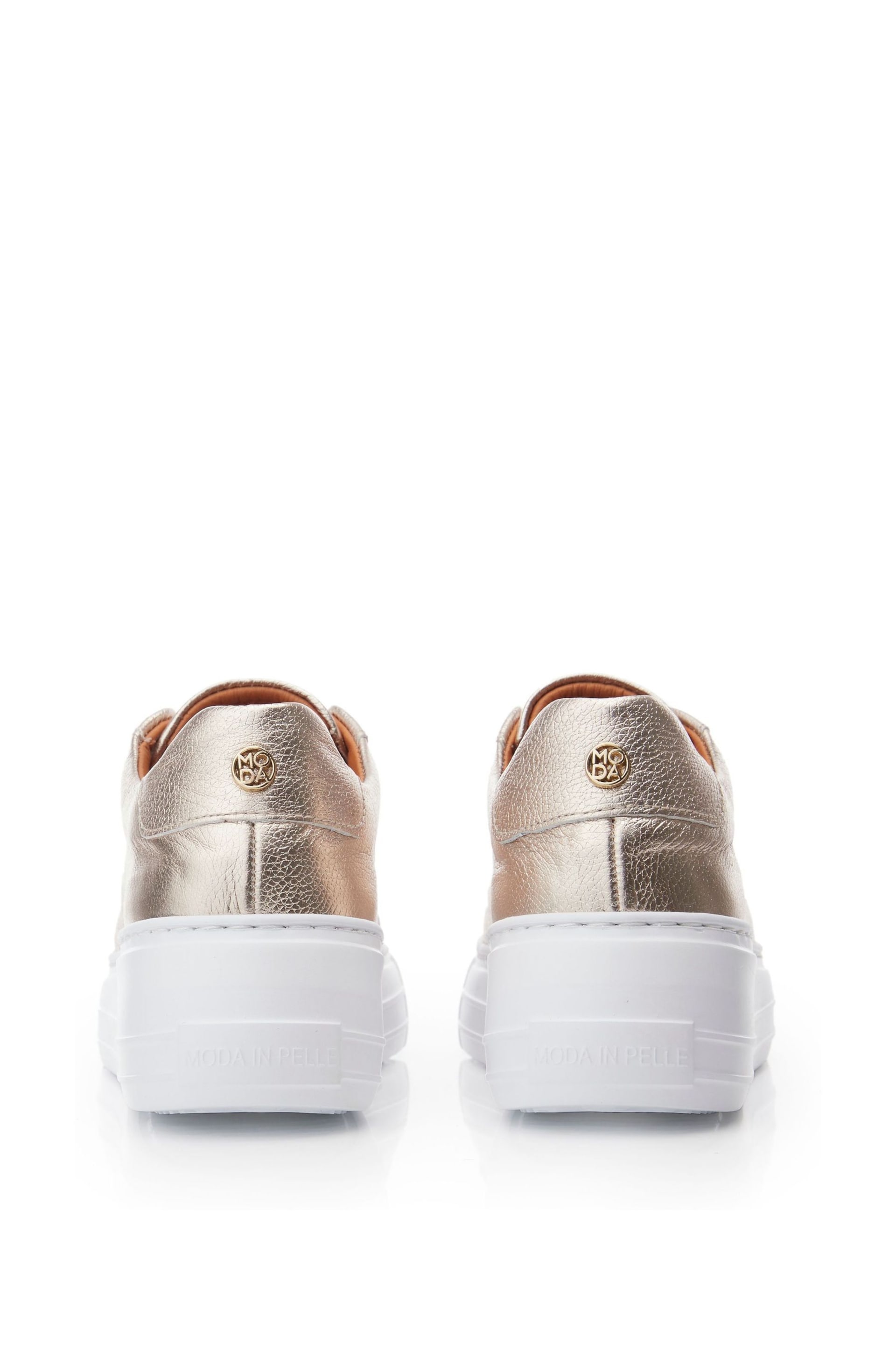 Moda In Pelle Alber Slip On Wedge Trainers - Image 3 of 3