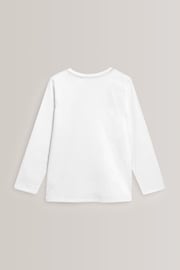 White Long Sleeve T-Shirts (3-16yrs) - Image 4 of 5