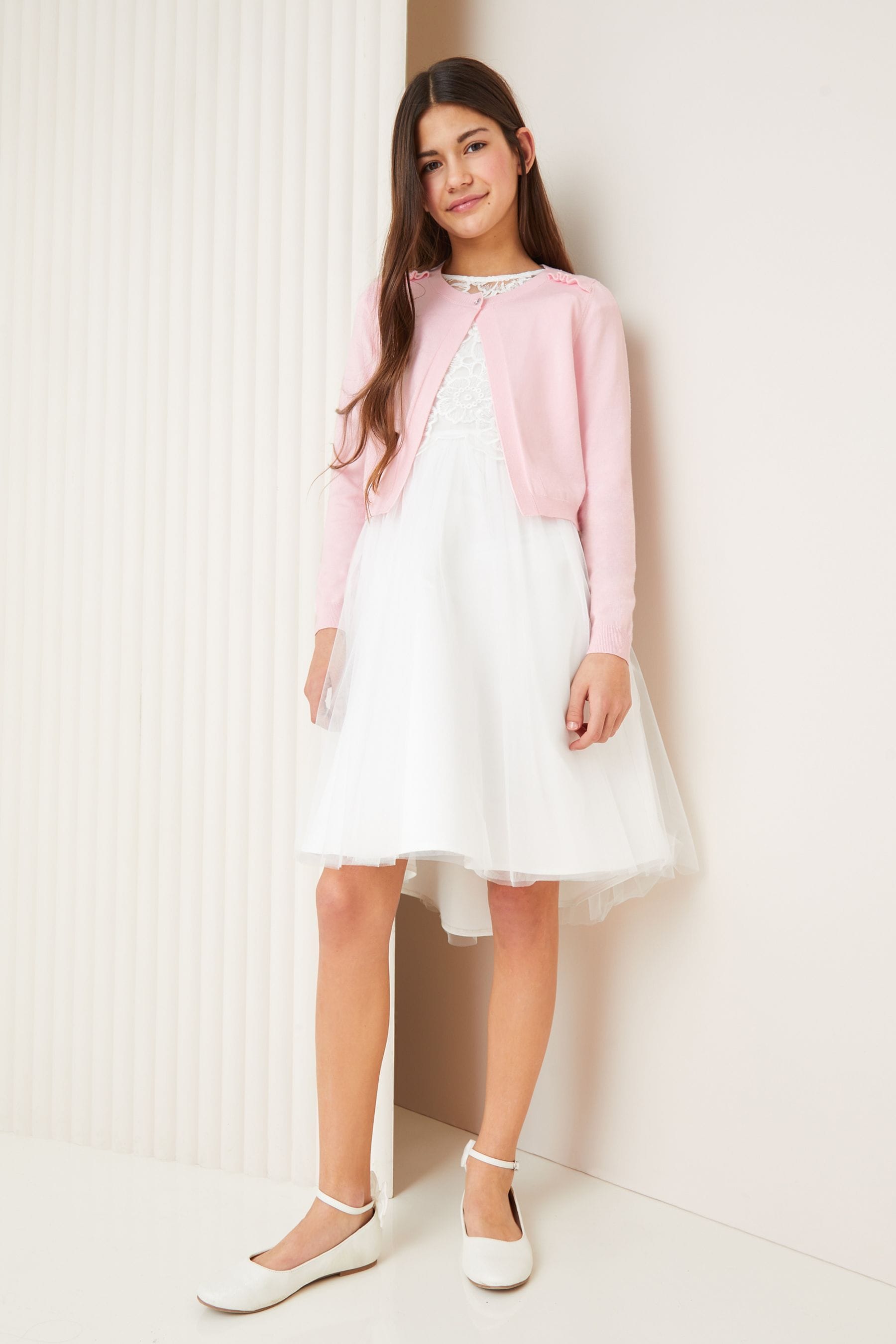 Buy Lipsy Light Pink Occasion Bolero Cardigan 5 16yrs from Next Belgium