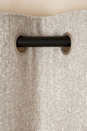 Natural Cosy Texture Super Thermal Eyelet Curtains - Image 4 of 9