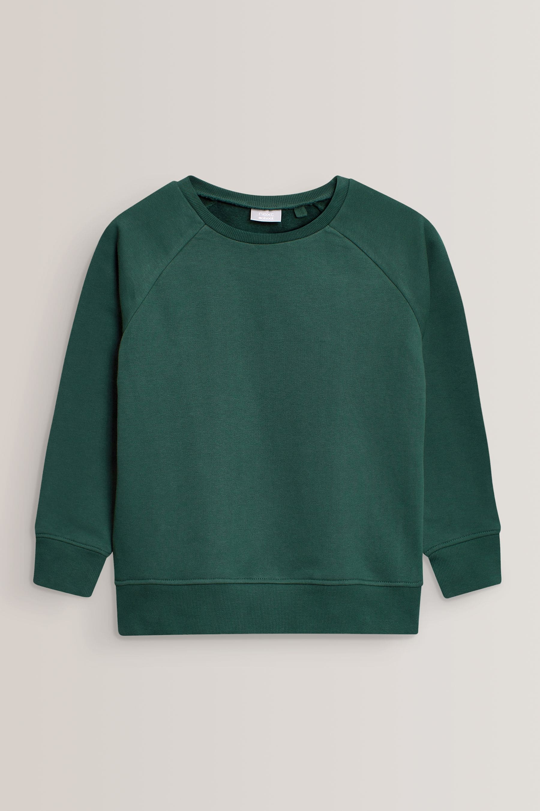 Buy Green 1 Pack Crew Neck School Sweater 3 16yrs from Next Luxembourg