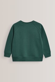 Green 1 Pack Crew Neck School Sweater (3-17yrs) - Image 2 of 3