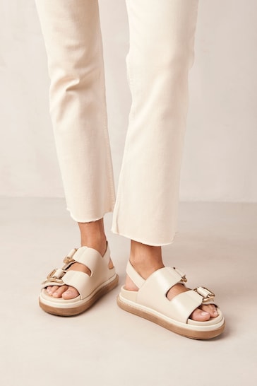 Alohas Cream Harper Sandals