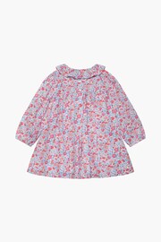 Trotters London Red Little Liberty Print Theresa Floral Cotton Willow Dress - Image 3 of 4